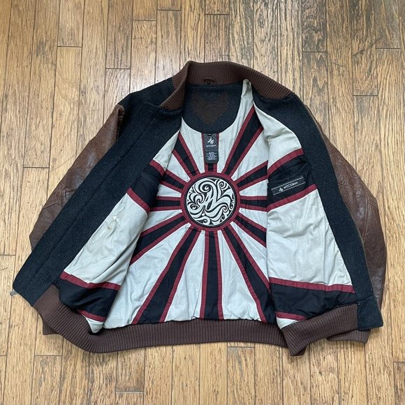 Al Wissam Mens Varsity Bomber Jacket - Picture 2 of 8